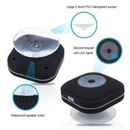 Waterproof Shower Speaker, NUTK Wireless Bluetooth Stereo Player Loud Handsfree Portable Speakerphone with Built-in... N6