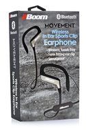 2BOOM Wireless Hands Free Bluetooth Sweat Proof In Ear Buds with Clip Headphone White N14