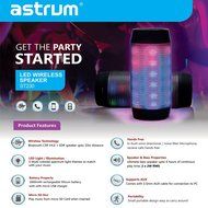 Astrum ST230 Portable Wireless Bluetooth LED Speaker - Colorful LED Light Pulse Wireless Speaker w Built-in Microphone... N3