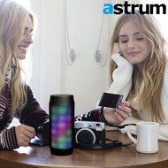 Astrum ST230 Portable Wireless Bluetooth LED Speaker - Colorful LED Light Pulse Wireless Speaker w Built-in Microphone... N6