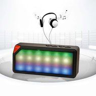 Multi Color Flash LED Light Wireless Bluetooth 3.0 Speaker Portable Stereo Surround Sound Box Speaker Built in... N5