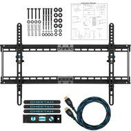 Cheetah Mounts APTMM2B TV Wall Mount for 20-75-Inch TVs Bundle with 10-feet Braided HDMI Cable and a 6-Inch 3-... N2