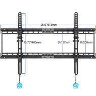 Cheetah Mounts APTMM2B TV Wall Mount for 20-75-Inch TVs Bundle with 10-feet Braided HDMI Cable and a 6-Inch 3-... N8