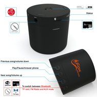 iFox iF010 Bluetooth Speaker - Wireless, TF Card, FM Radio Tuner, AUX Speakerphone Ultra Portable - Pairs with... N2