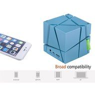 Megadream Portable Wireless Bluetooth 4.0 Cube Stereo Speaker with LED Flashing Light Support Handsfree Call with... N13