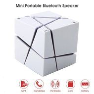 Megadream Portable Wireless Bluetooth 4.0 Cube Stereo Speaker with LED Flashing Light Support Handsfree Call with... N21