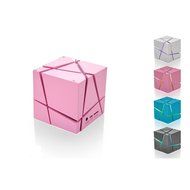 Megadream Portable Wireless Bluetooth 4.0 Cube Stereo Speaker with LED Flashing Light Support Handsfree Call with... N27