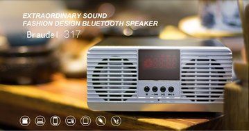 Bluetooth Speakers, Braudel 3 in 1 Portable Wireless Bluetooth Speaker Mini HI-FI Outdoor Indoor Stereo with Built... N6