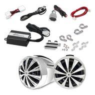 Lanzar OPTIMC91BT OptiDrive 700-Watt Motorcycle Bluetooth Weatherproof Sound System with Speakers, Amplifier,...