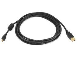 Black Gold-Plated USB 2.0 Cable for JBL FLIP 2 Portable Bluetooth Speaker - 3ft