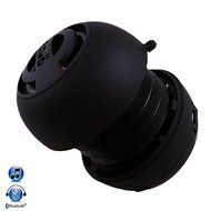 PuTwo XB22 Lightweight Mini Capsule Portable Speaker - Wireless Stereo Music Streaming - Black