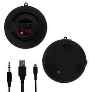 PuTwo XB22 Lightweight Mini Capsule Portable Speaker - Wireless Stereo Music Streaming - Black N2