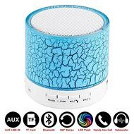 Xieccx Mini Bluetooth Speaker LED Flash Crack Pattern Support LINE-IN/USB Flash Drive/TF Card/Mic/Calls/Music/... N3