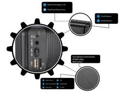Wireless Bluetooth Speaker,Bluetooth 4.0 Hands Free Speaker &mdash; Lightweight, Portable Speaker for iPhone 6, Samsung... N3