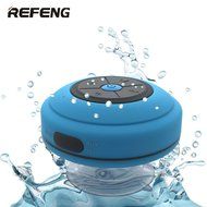 Osunlin(TM) Water Resistant Portable Shower Bluetooth 4.0 Speakers, Colorful LED Light Effect,Aux Input 3.5mm,...