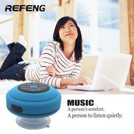 Osunlin(TM) Water Resistant Portable Shower Bluetooth 4.0 Speakers, Colorful LED Light Effect,Aux Input 3.5mm,... N5
