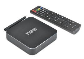 T95 4K Android TV Box - Quad Core CPU, Dual Band Wi-Fi, 8GB ROM, HDMI 2.0, 3D Support, Kodi N7