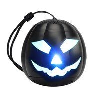 Halloween Bluetooth Speakers Jxz-H Cool LED Pumpkin Speakers Mini Portable Lightweight Wireless Speaker with Ghosts...