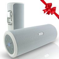 Volume and Bass Hi-Fi Wireless Bluetooth Speaker for Bluetooth Enabled Devices - White