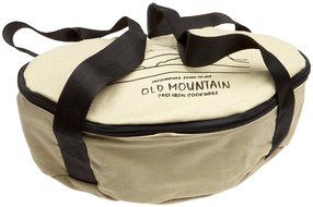 Old Mountain Pre Seasoned 10118 4 Quart Casserole with Dome Lid and Two End Handles N3