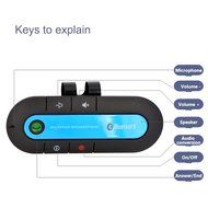 Findway Portable Multipoint Wireless Hands-Free Bluetooth Sun Visor In-Car Speakerphone Car Kit (Blue) N3