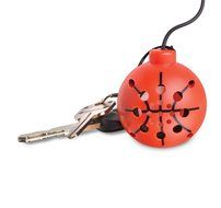 Sports Ball Shaped USB Rechargeable External Speaker with Key Ring. For Devices with 3.5 Mm Output Jack - Smartphones... N2