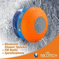Bluetooth Shower Speaker &ndash; FM RADIO &ndash; Water Resistant &ndash; Wireless and Hands-Free speaker phone with Suction Cup... N3