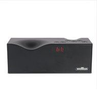 Welllon 2X5W Dual-Driver Portable Bluetooth Speaker with Built-in Mic - Black N2