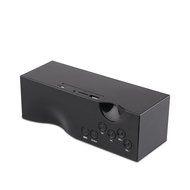Welllon 2X5W Dual-Driver Portable Bluetooth Speaker with Built-in Mic - Black N3