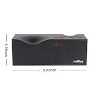 Welllon 2X5W Dual-Driver Portable Bluetooth Speaker with Built-in Mic - Black N5