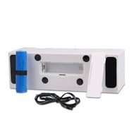 Welllon 2X5W Dual-Driver Portable Bluetooth Speaker with Built-in Mic - Black N10
