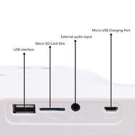 Welllon 2X5W Dual-Driver Portable Bluetooth Speaker with Built-in Mic - Black N13