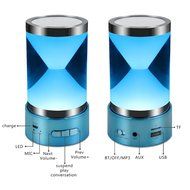 Portable Subwoofer Wireless Hourglass Bluetooth Speaker with Color Changing LED Flashing Light,Outdoor Creative... N12