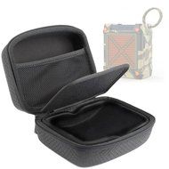 DURAGADGET Jet Black Textured Hard EVA Carry Case for NEW Skullcandy SHRAPNEL / SOUNDMINE / AMBUSH Portable Speakers