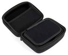 DURAGADGET Jet Black Textured Hard EVA Carry Case for NEW Skullcandy SHRAPNEL / SOUNDMINE / AMBUSH Portable Speakers N5
