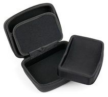 DURAGADGET Jet Black Textured Hard EVA Carry Case for NEW Skullcandy SHRAPNEL / SOUNDMINE / AMBUSH Portable Speakers N7