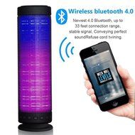 BizoeRade 10W Hi-Fi Portable Wireless Bluetooth 4.0 Speaker 5 LED Light Visual Display Mode Powerful Sound with...