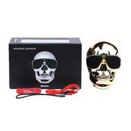 LANSHENG(Gold) Plastic Metallic SKULL Wireless Bluetooth Speaker Sunglass NFC Speaker N5