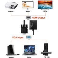 VGA to HDMI Output, Costech HD 1080p TV AV HDTV Video Cable Converter Adapter Plug and Play with Audio for HDTVs... N2