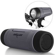 Outdoor Speakers Portable Bluetooth Bicycle Speaker Zealot S1 4000mAh Power Bank Waterproof Speakers with Full...