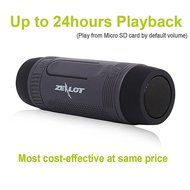 Outdoor Speakers Portable Bluetooth Bicycle Speaker Zealot S1 4000mAh Power Bank Waterproof Speakers with Full... N3