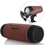 Outdoor Speakers Portable Bluetooth Bicycle Speaker Zealot S1 4000mAh Power Bank Waterproof Speakers with Full... N10
