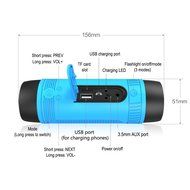 Outdoor Speakers Portable Bluetooth Bicycle Speaker Zealot S1 4000mAh Power Bank Waterproof Speakers with Full... N22