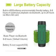 Outdoor Speakers Portable Bluetooth Bicycle Speaker Zealot S1 4000mAh Power Bank Waterproof Speakers with Full... N25