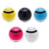 Balls lED Light Wireless Bluetooth Speaker Hands-free Call TF USB FM AUX Blue N4