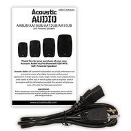 Acoustic Audio AA8UB Powered 600W 8&quot; Bluetooth Speaker 2 Way USB MP3 Player N6