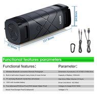 SAWAKE ER-263 1500mAh Portable Waterproof Hands-free TF AUX Wireless Bluetooth Speaker rose red N14
