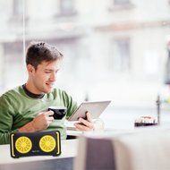 MOCREO Portable Mini Bluetooth Speaker, Wireless Bluetooth Mini Portable Pocket Mosound Lemon Speaker (Yellow+... N5