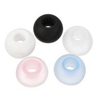 L Size Bullet shape Earphone Silicone Sleeve For iPhone Smartphone Color Pink