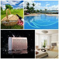 Bluetooth Speakers, COMISO [Halo Audio] - WaterProof IPX7 Bluetooth Portable Speakers, Luxury Aluminum Wireless... N7